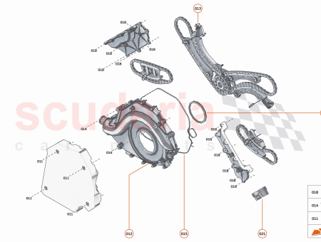Photo of FRONT COVER ENGINE INC PERIMETER SEAL NOT INC…