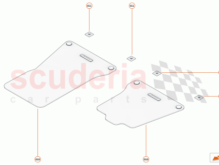 Photo of BRANDED FLOORMATS SET EXTENDED FIRE EXT…
