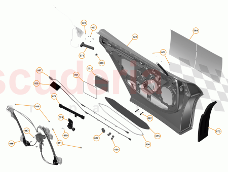 Photo of Door Assy RH Touch Pad Entry…