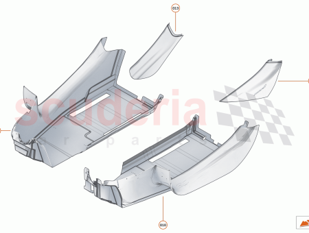 Photo of ASSY P14R VCF FULL SILL CVR RHD LH…