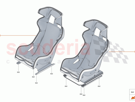 Photo of ASSY RACE SEAT DRVR MED…