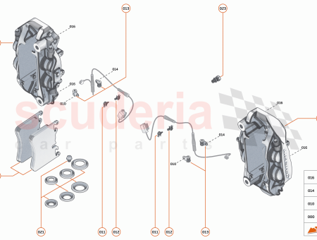 Photo of ASSY LINK LEAD BRAKE PAD RR…