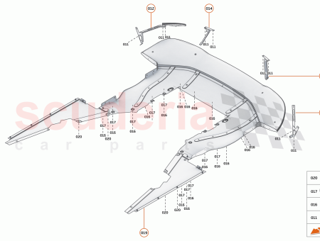 Photo of BRACKET DIFFUSER CENTRE RH…