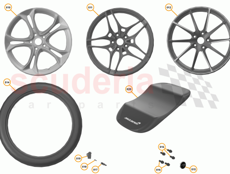 Photo of WHEEL STANDARD FORGED 19X9 0J FRONT…