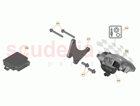 Photo of Service Bolt Kit EPB CCM RH…