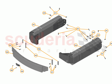 Photo of LONGITUDINAL CRASH STRUCTURE FRONT LH…
