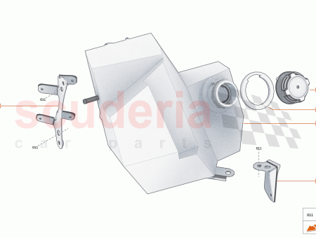 Photo of BRACKET HEADER TANK LOWER…