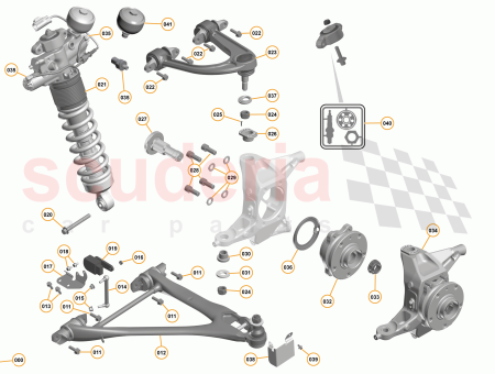 Photo of Bracket Sensor Displacement Front LH 675LT…