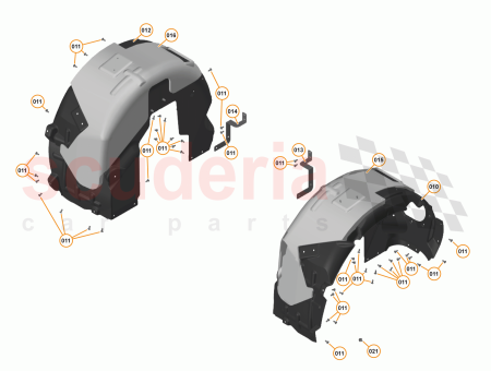 Photo of NVH Wheel Arch Liner Front Rear LH…