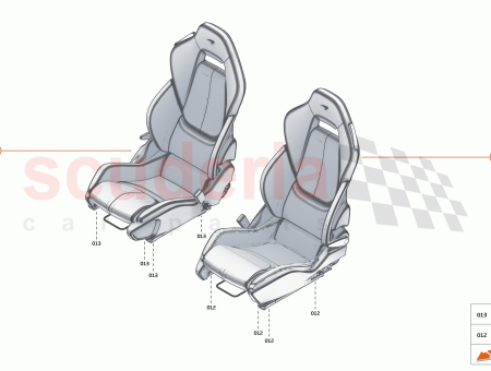 Photo of ASSY SEAT MANUAL RHD PASSENGER BL…