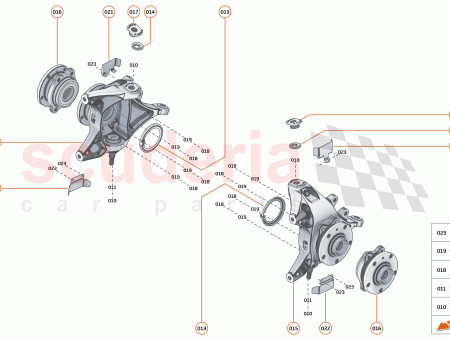 Photo of UPRIGHT SUSPENSION REAR LH…