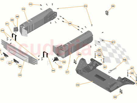 Photo of Longitudinal Crash Structure Front RH MY2015…