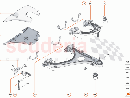 Photo of ASSY WISHBONE UPR FR RH…