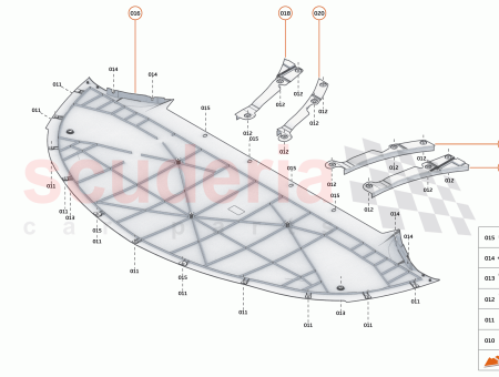 Photo of GUIDE VANE FRONT RH INT…