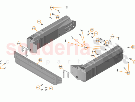 Photo of LONGITUDINAL CRASH STRUCTURE FRONT LH…