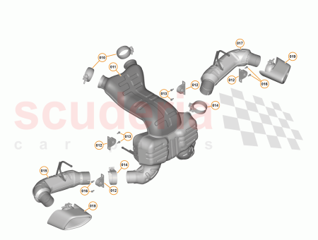 Photo of Muffler inc Heatshield 540C Standard 570GT Standard…