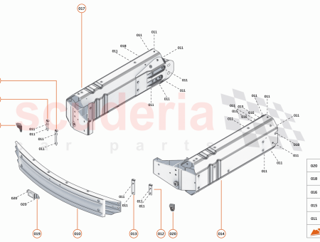Photo of ASSY FRONT CRASH STRUCTURE RH…