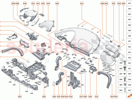 Photo of ASSY CLUSTER SCREEN BRACKET…