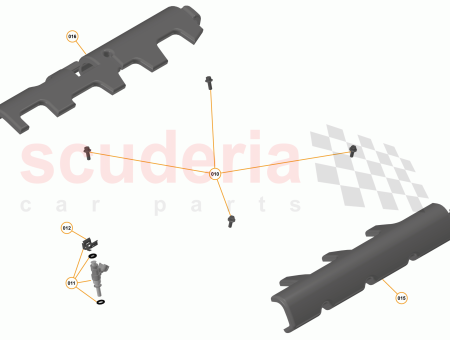 Photo of Fuel Rail inc Fuel Temp Sensor…