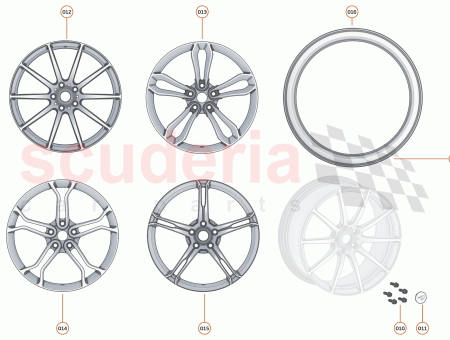 Photo of WHEEL S VARIANT 19X8 5 FRONT MY2015…