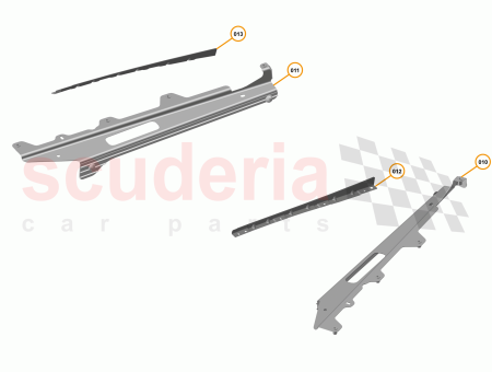 Photo of BRACKET REAR QUARTER GLASS LH…