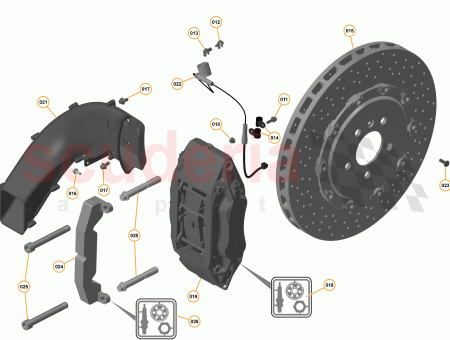 Photo of Mass Damper Brake Caliper Rear CCM Kit…