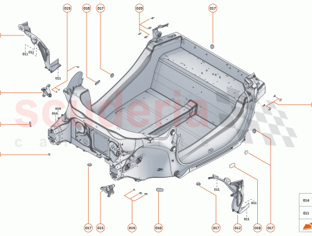 Photo of COVER PANEL WHEEL ARCH LINER SPIDER LH LH…
