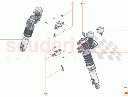 Photo of SUSPENSION UNIT TENNECO FRONT NOSE LIFT LH…