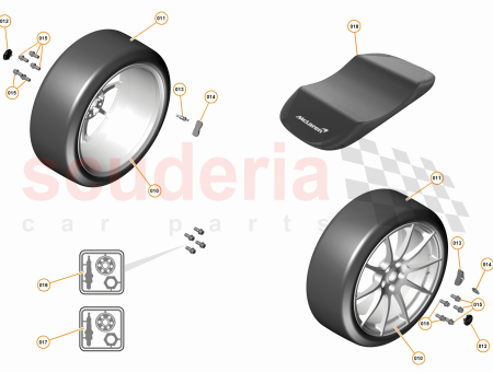 Photo of Wheel Centre Cap Red…