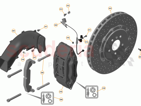 Photo of Duct Disc Cooling Carbon Rear LH 675LT…
