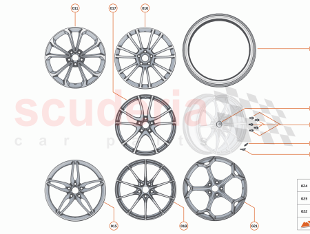 Photo of WHEEL STANDARD S VARIANT 19X8 0 FRONT…