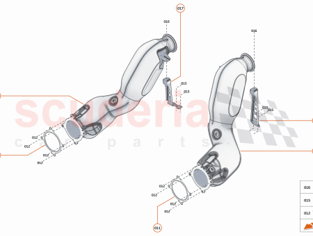 Photo of BRACKET LINK PIPE EXHAUST RH…