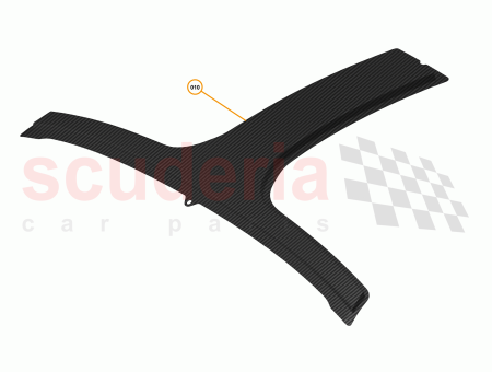 Photo of MACHINED CARBON ROOF ASSY LACQUER…