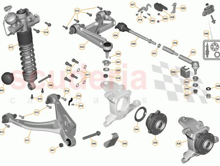 Photo of Suspension Unit Tenneco Nose Lift Rear LH…