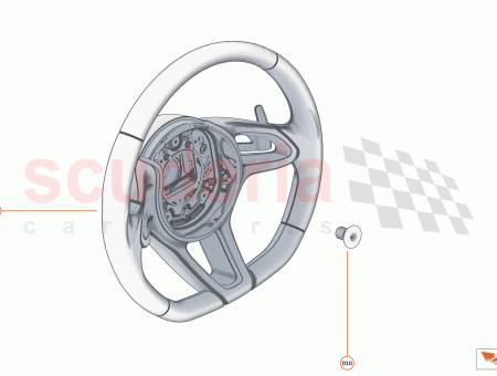 Photo of RIM STEERING WHEEL CTR STRIPE…