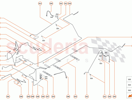 Photo of BRAKE PIPE ABS MODULATOR MASTER CYLINDER PRIMARY FRONT…
