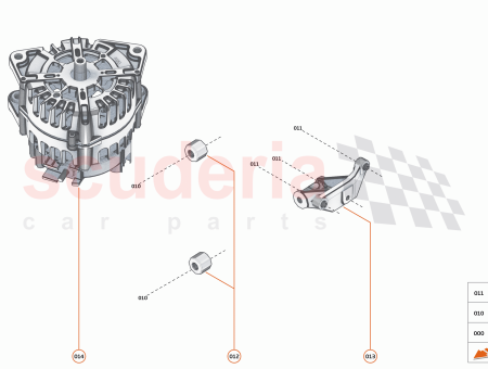 Photo of BRACKET ALTERNATOR LOWER…