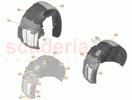 Photo of NVH Wheel Arch Liner Front Rear RH…