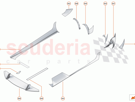Photo of REAR BUMPER CHEEKS RH STONE PROTECTOR…