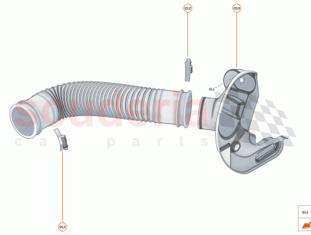 Photo of FR RH UPPER BRAKE DUCT…