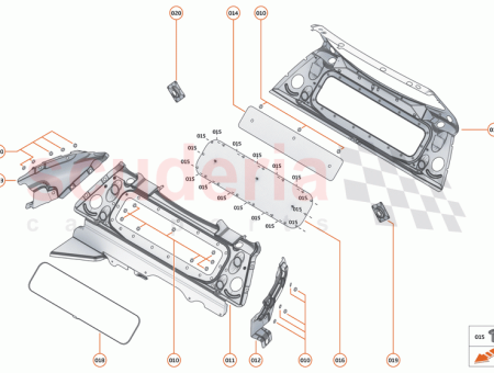 Photo of NVH Bulkhead Upper Rear Centre…