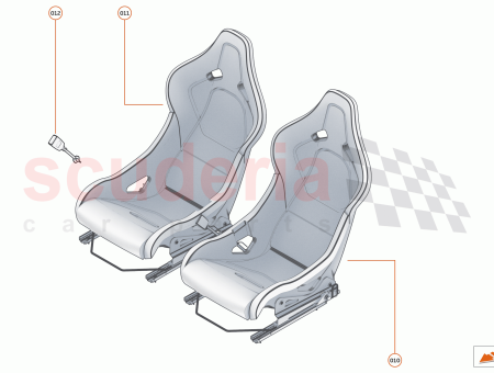 Photo of ASSY RACE SEAT RHD PASS…
