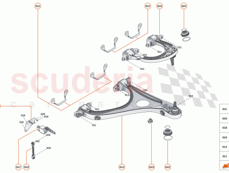 Photo of BRACKET DISPLACEMENT SENSOR FRONT RH…