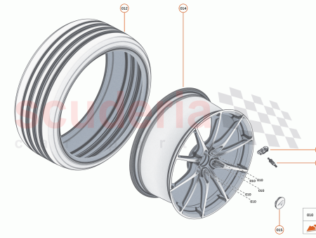 Photo of BOLT WHEEL MOUNTING TITANIUM 675LT…
