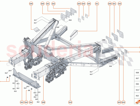 Photo of FRAME ASSY REAR…