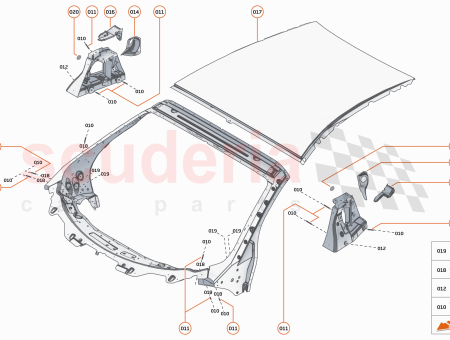 Photo of COVER B POST LATCH LH…