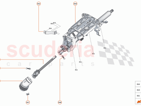 Photo of BRACKET FACIA NVH SUPPORT LHD MANUAL STEERING COLUMN…