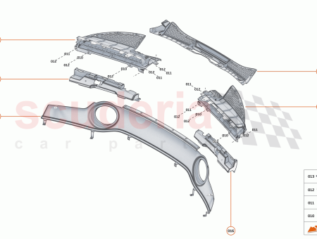 Photo of REAR GRILLE LOWER…