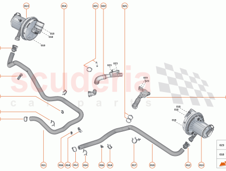 Photo of HOSE SECONDARY AIR INJECTION INC SENSOR RH…