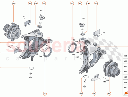 Photo of HUB WHEEL BEARING CENTRE LOCK LH REAR…